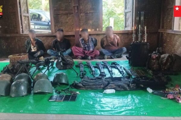 ကနီမြို့နယ်၊ ချောင်းမရွာကို စစ်ကြောင်းထိုးလာသည့် စစ်တပ်ကို တိုက်ခိုက်မှု စစ်သား ၃ ဦး သေဆုံးပြီး ၄ ဦး အရှင်မိကာ လက်နက် ၇ လက် သိမ်းဆည်းရရှိ