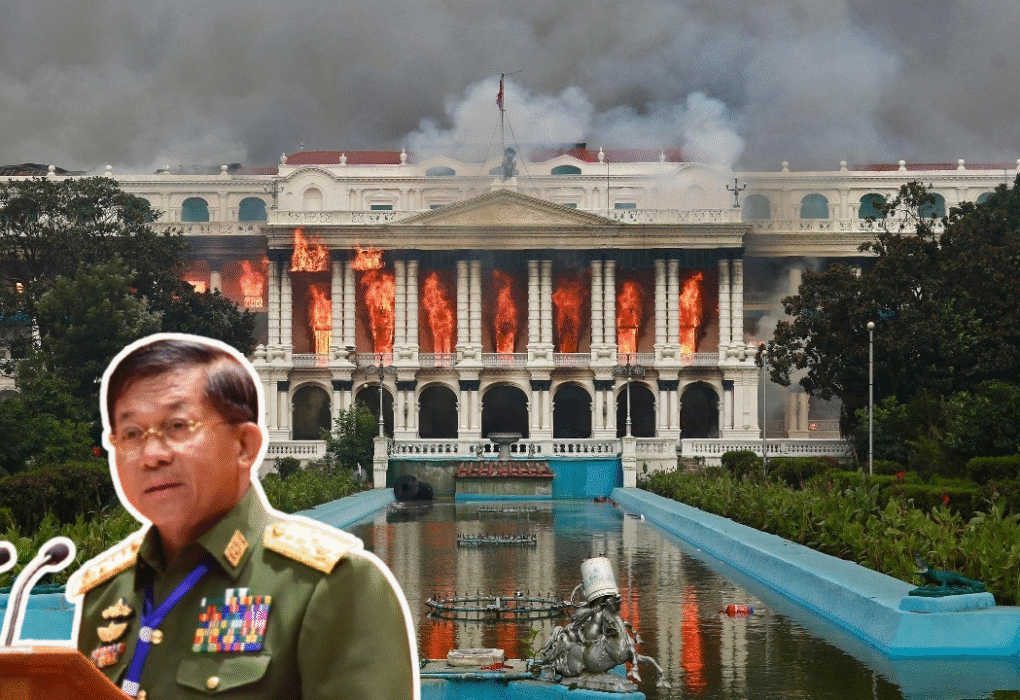 နီပေါနိုင်ငံမှ ဆန္ဒပြမှုများကို လေ့လာ သင်ခန်းစာ ဖော်ထုတ်ရန် မင်းအောင်လှိုင်ပြော