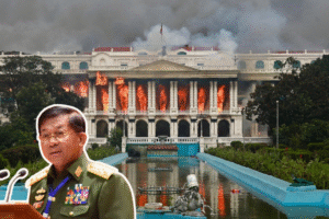 နီပေါနိုင်ငံမှ ဆန္ဒပြမှုများကို လေ့လာ သင်ခန်းစာ ဖော်ထုတ်ရန် မင်းအောင်လှိုင်ပြော